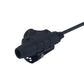 Short Cable Version Replica TEA U94V2 PTT 6Pin Soft Rubber Waterproof Interface Push to Talk