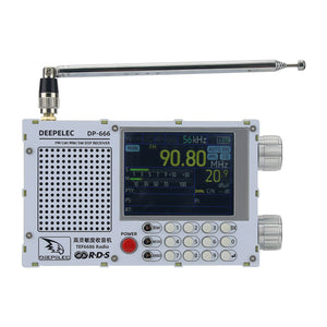 White DP-666 TEF6686 FM/LW/MW/SW Full Band Radio High Sensitivity DSP Receiver Support Secondary Development