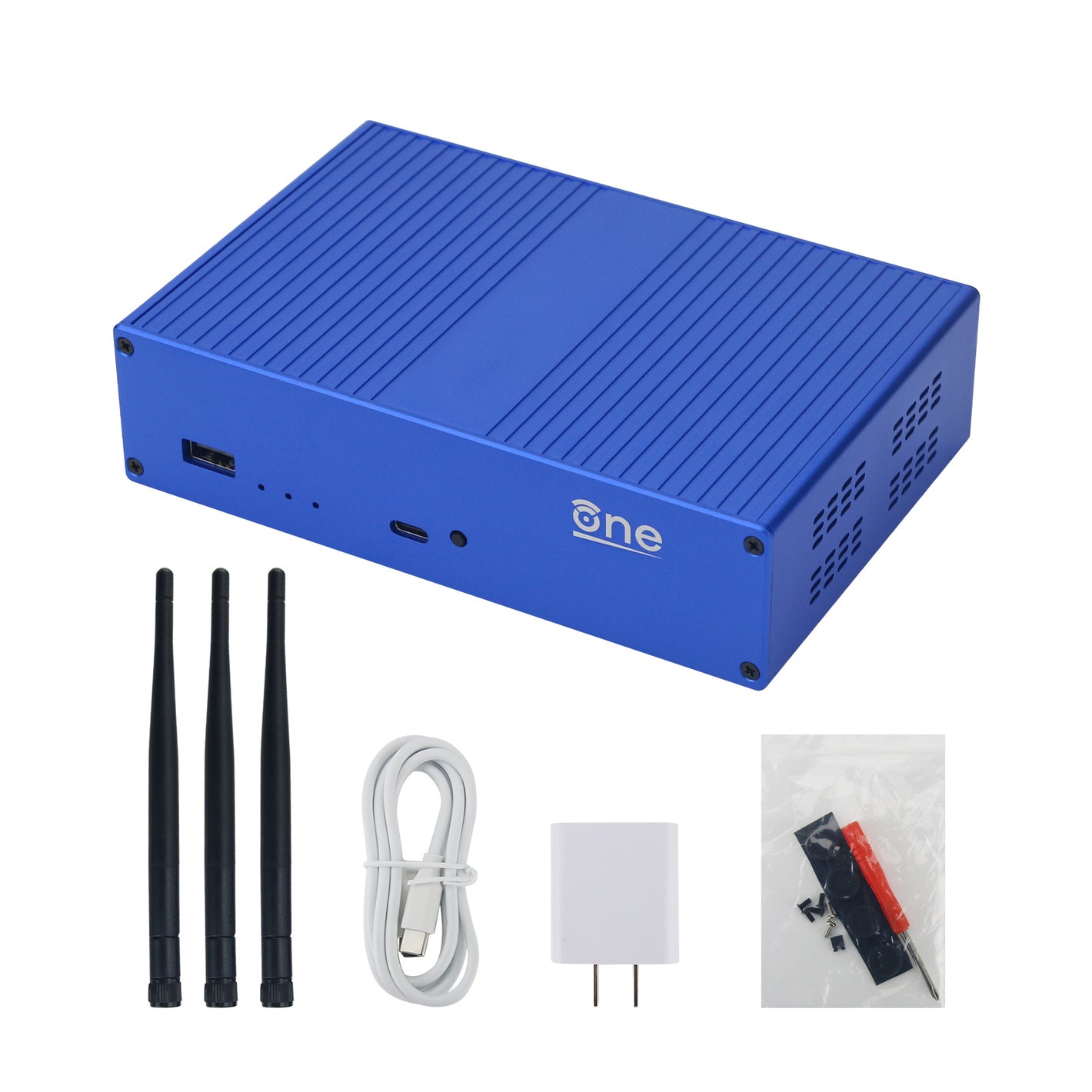 Banana Pi OpenWrt One Router with Case 1GB RAM MT7981B 2.5GbE RJ45 and Gigabit Ethernet RJ45 Ports