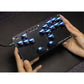 HAUTE PAD B16 16-Button Arcade Stick Arcade Controller with Square Buttons and Greywood V4 Switches