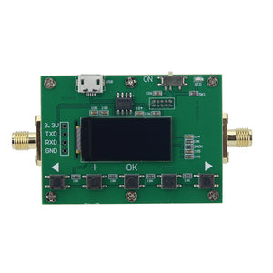 DC5V LF-6G 0-31.75dB Adjustable RF Signal Attenuator Module 0.25dB Step OLED Display with SMA Female Connector