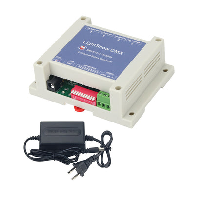 LightShow DMX 4-Channel Relay Switch Controller DC 5V DMX512 Suitable For KTV Bars Entertainment