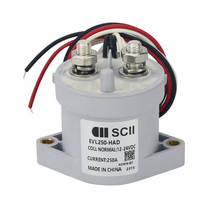 SCII Relay EVL250-HAD Coil 12-24VDC 900V/250A Electromagnetic Relay High Quality DC Contactor for Vehicle