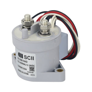SCII Relay EVL250-HAD Coil 12-24VDC 900V/250A Electromagnetic Relay High Quality DC Contactor for Vehicle