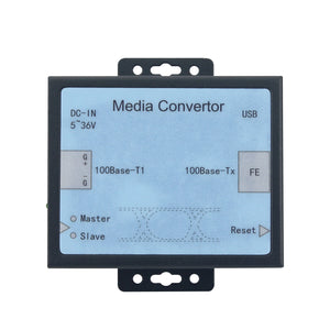 100BASE-T1 Media Converter 100Mbps Automotive Ethernet Converter w/ 49.2ft Communication Distance