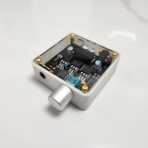 MaxGeek A0 32Ω 1000mW Mini Headphone Amplifier Class A Headphone Amp w/ Built-in Linear Power Supply