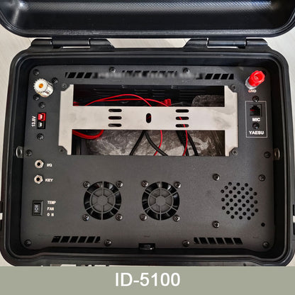 Black Mobile Radio Case Mobile Radio Box for ICOM ID-5100 Mobile Transceiver with Large Screen