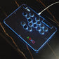 HAMGEEK A16 Pro Hitbox Black 16-Button Arcade Stick Arcade Controller w/ Low Profile Silver Switches