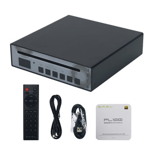 SMSL Black PL100 Digital CD Player Support for MQA Decoding Headphone Amplifier with Remote Control