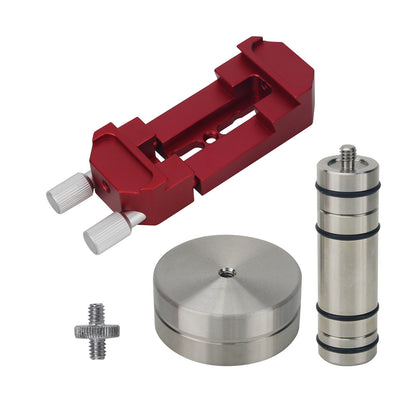 S8337 Astronomical Telescope Balance Weight Set with Z-Axis Balance Support V-shape and D-shape Slot 3-Direction Installation