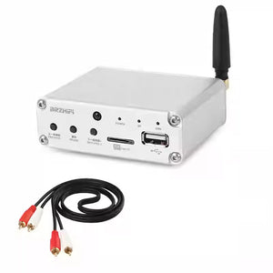 BRZHIFI DVP10A Multifunctional DAC Bluetooth HiFi 5.3 Lossless Audio Player ES9018K2M Decoder AD823 OP AMP with Signal Cable