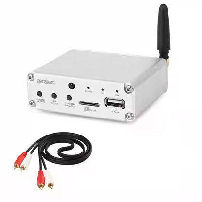 BRZHIFI DVP10A Multifunctional DAC Bluetooth HiFi 5.3 Lossless Audio Player ES9018K2M Decoder AD823 OP AMP with Signal Cable