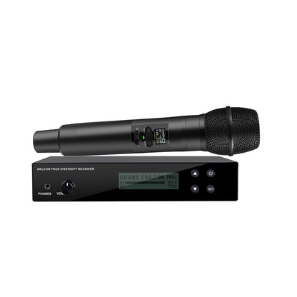 ANLEON B1 Handheld Wireless Microphone System 42MHz Professional Wireless System for Stage Performance