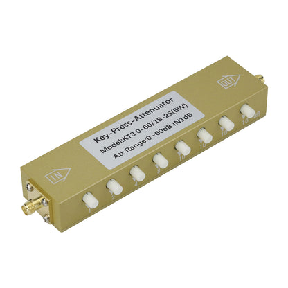 5W SMA - KK Type 0-60dB 0-3GHz RF Adjustable Attenuator High Quality Digital Step RF Attenuator
