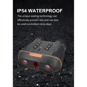 VRNV100 3D VR Head-mounted Night Vision Telescope 8K 96MP HD 8X Digital Zooming Binocular with 2x32GB Cards