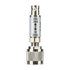 50ohm N Male Connector to 75ohm BNC Female Connector Impedance Converter High Quality Radio Accessory