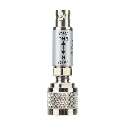 50ohm N Male Connector to 75ohm BNC Female Connector Impedance Converter High Quality Radio Accessory