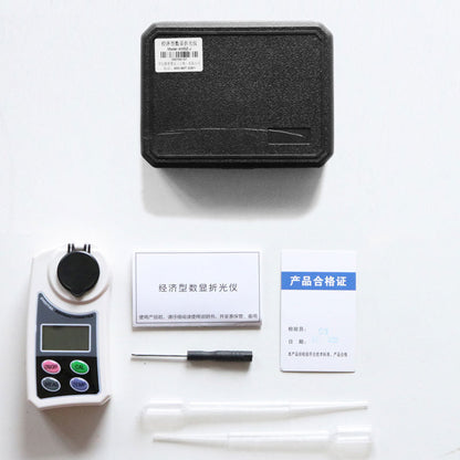 By-32A 0-32% Digital Refractometer Portable Brix Refractometer w/ 0.5% Accuracy Designed for Fruits