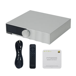 SMSL PA200 Gallium Nitride 160Wx2 High Power HiFi Power Amplifier with PGA2311 Advanced Volume Chip