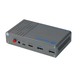 CapDMA Video Overlay Box 4K Adaptive Fuser HDMI-compatible DMA Video Processor Support for 1K480/2K240