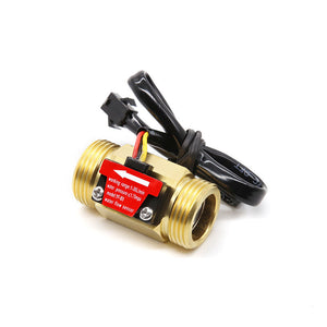 YF-B5 G3/4 1-30L/min Copper Hall-Effect Water Flow Sensor for Water Heaters Agricultural Irrigation