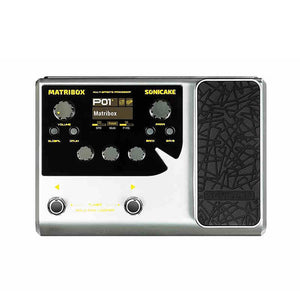 Sonicake Matribox Black Multi-Effects Processor with Looper &amp; Over 130 Effects for Guitar and Bass