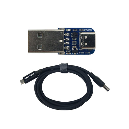 USB PD Cable 1M USB-C to DC PD Cable WITRN-PDC002 3rd Version + USB HID Upgrading Adapter Board