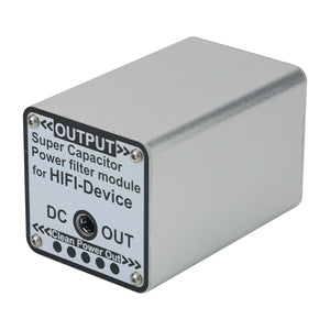 12V 5F Super Capacitor Power Filter Module for Hifi Line Filter EMI Filter DC2.1 Input Output Ports
