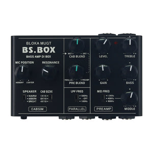 Electric Bass Simulation Effector 3-Segment EQ Bass Speaker Box Ampeg SVT Effects 6.3MM Output with DI