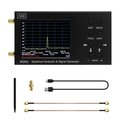SA6 6GHz Spectrum Analyzer Signal Generator RF Signal Source for Wi-Fi 2G 4G LTE CDMA GSM GPRS