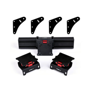 Simtrue Fine-Tuning Monitor Mounting Bracket + CNC Angle Plates Designed for Three 21-49" Screens