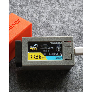 NerdMiner V2 Pro 78KH/s Solo Bitcoin Miner V2pro Bitcoin Lottery Miner BTC Miner (with Gray Shell)