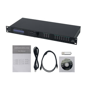 Professional 4-Channel Audio Effector 4-IN 8-OUT Stage Performance Digital Audio Processor Support USB Debugging