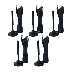 5PCS SDR Antenna SDR Radio Antenna Set (KRAKENANT) Suitable for KrakenSDR Five-RX-Channel Radio