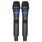 J163 Professional UHF 600-699MHz Wireless Microphone System with Charging Stand for Karaoke Stage Performance