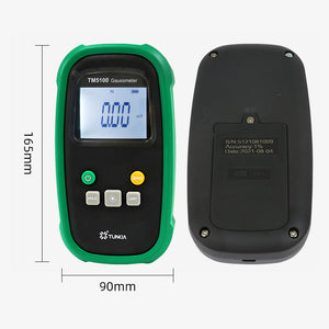TM5100 20mT-2400mT Gauss Meter Magnetic Field Detector (1% Accuracy) Shows Magnetic Field Polarity