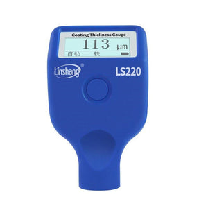 LS220 0-3500μm Coating Thickness Gauge Car Paint Thickness Gauge (Tri-color LCD &amp; -20°C Resistance)