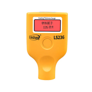 LS236 3500μm Car Coating Thickness Gauge Meter (Tri-color Dual-screen Display &amp; -40°C Resistance)