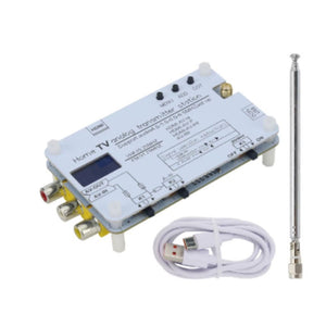 Home TV Analog Transmitter Station VHF85.25MHz FM91.75MHz AV to HDMI-compatible Video Converter