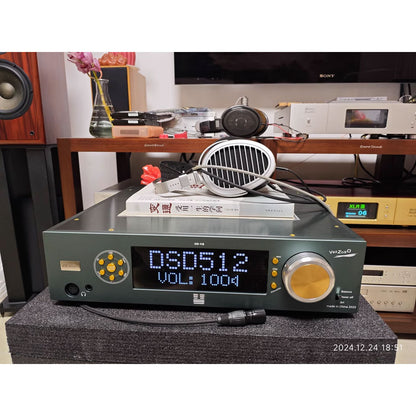 220V Professional Version 2xAK4499EX HiFi Audio Decoder Class A Headphone Amplifier with 5pcs USB7601 Chips for SITIME