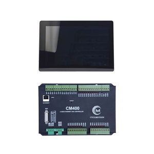 CM400 4-Axis CNC Motion Controller Board DC24V 16 Inputs and 12 Outputs with Display for CNC 3D Real-time Motion Tracking