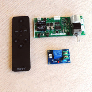 Volume Control Board with Motor Potentiometer + Power Supply Control Board Support Remote Control for Power Amplifier Preamp