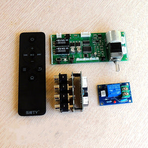 Volume Control Board with Motor Potentiometer + Power Supply Control Board + Audio Source Switch Board Support Remote Control