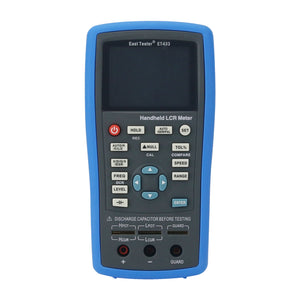 ET433 Handheld LCR Meter LCR Tester Capacitance Inductance Meter 100KHz Adjustable Frequency