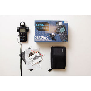 Secondhand 99.9% New L758C Light Meter Photography/Cinematography/Videography Lux Meter for SEKONIC
