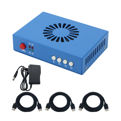 Fifth Generation Blue CapDMA Video Overlay Box HDMI-compatible DMA Video Processor Support for 2K144/1K240