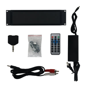 AS1000 Professional Full Color Music Spectrum Display Rhythm Light Dedicated for 2P3 3U Cabinet with Mounting Bracket