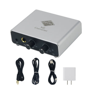 AINMC M2 Stereo Converter Sound Card Converter for Live Streaming &amp; for iPhone Android Cellphones