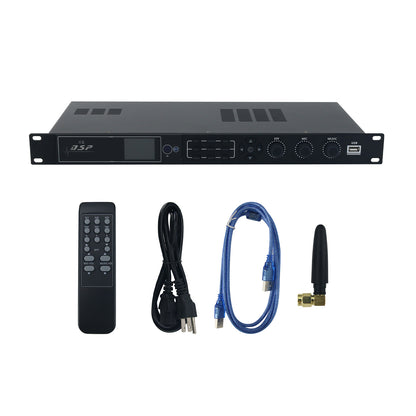 X8 32-Bit DSP Wide Frequency Band Bluetooth Audio Processor Professional Digital Karaoke Processor with Remote Control