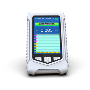 DM126-O3 3-in-1 Air Quality Detector 0.01-50PPM Ozone Meter w/ 3.5&quot; LCD for O3 Temperature Humidity